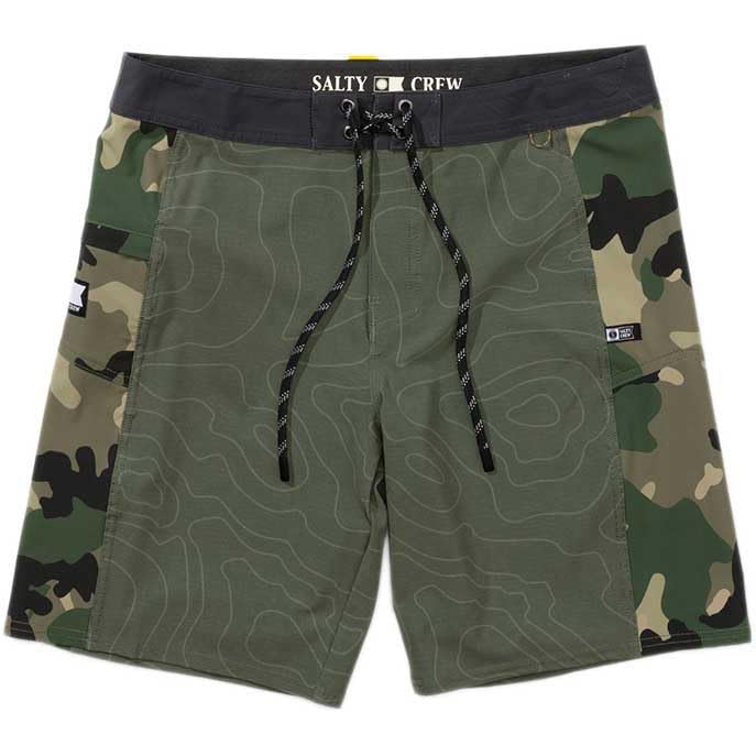 Salty Crew Men's Flagship Boardshorts Quick-Dry, Stretch Fabric, Surf Swim Trunks