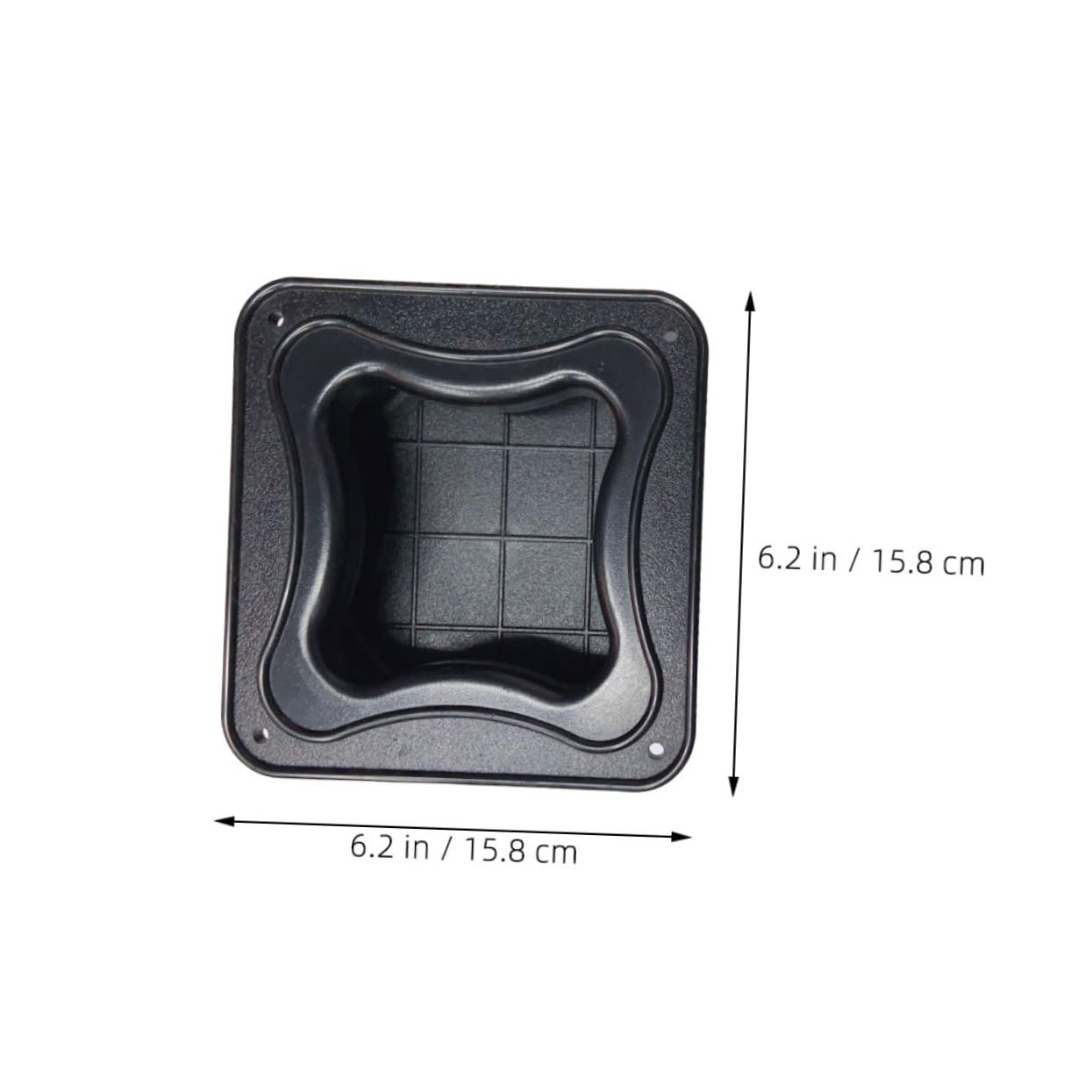 BESTonZON 2pcs Recessed Speaker Handles Plastic Amplifier Handle Replacement Parts for Audio Speakers Comfortable Carrying Design Easy to Install Robust and