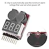 3Pcst RC 1S-8S Lipo Battery, LED Tester Low Voltage Alarm Buzzer Checker RC #2