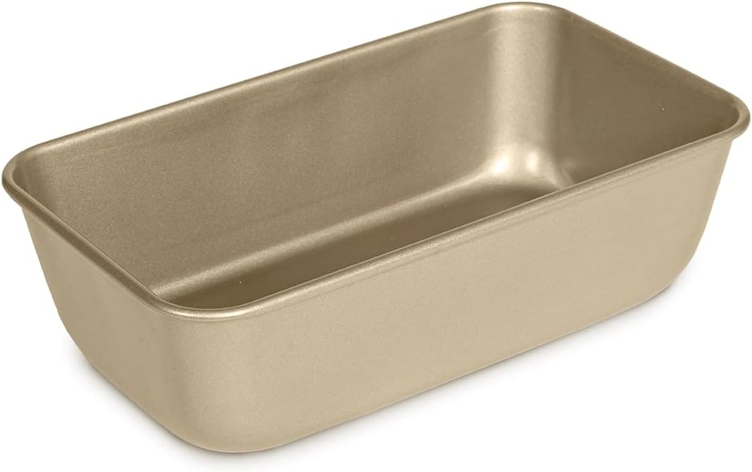 Glad Loaf Baking Pan Nonstick – Heavy Duty Metal Bakeware for Bread and Cakes, 9.5 x 5.5 x 3 inches