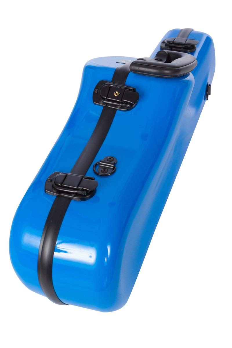 Estuche para Saxofón Alto fibra de vidrio Ultra Light blue light M-Case