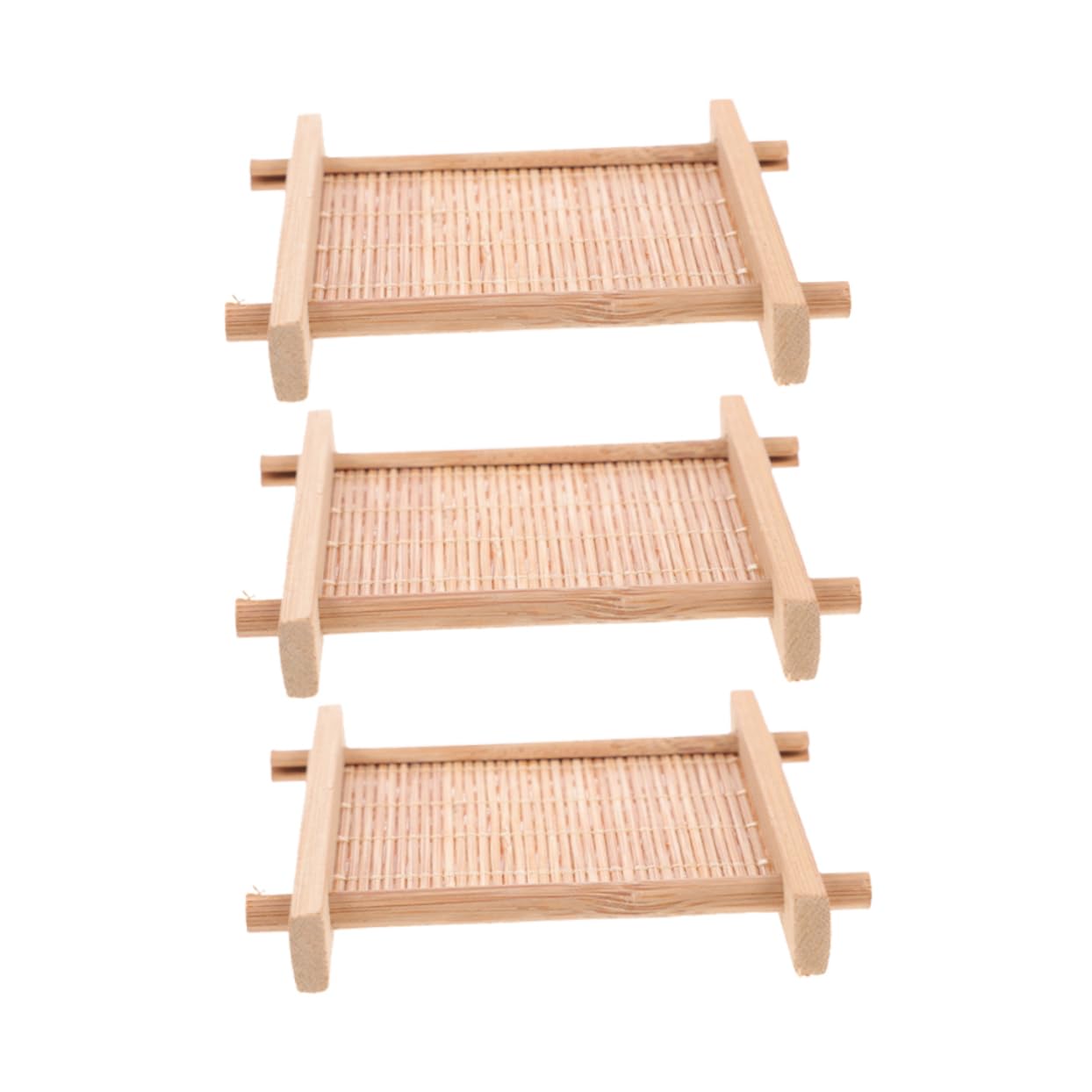 ABOOFAN 3Pcs Coasters Handmade Heat Insulation Pads for Drinks Placemats for Home Bar Restaurant Table Protection Stylish Tea Accessories