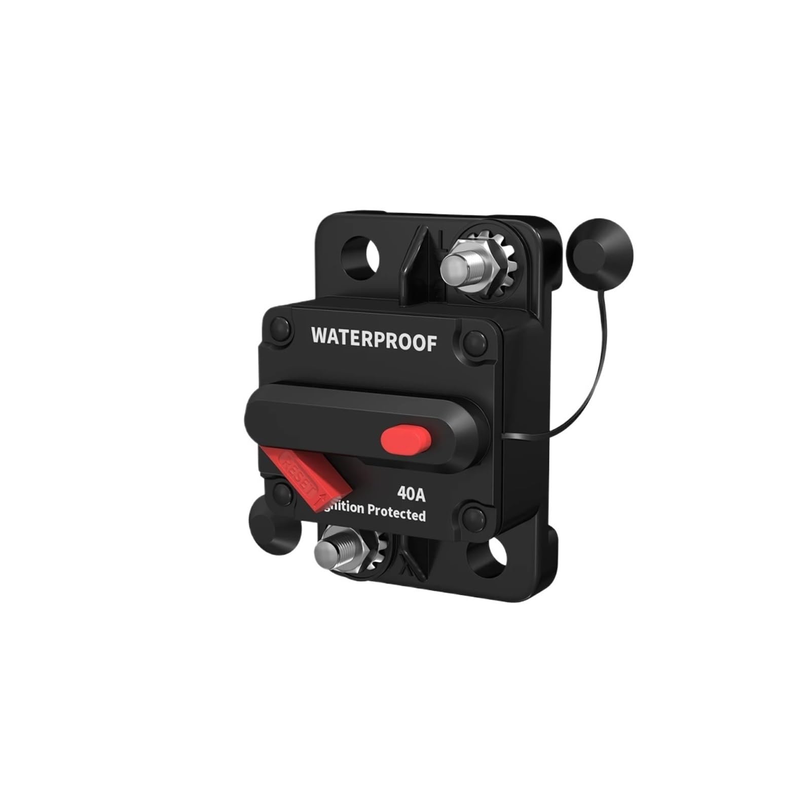 Interruttore Automatico Impermeabile 12V-72V DC - Reset Manuale 40A Per Interruttore Automatico Impermeabile 12V-72V DC - Reset Manuale 40A Per