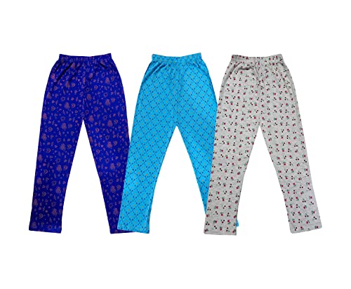 Image of KAYU Kids 100% Cotton Printed Capri for Girls - Regular Fit [Pack of 3]