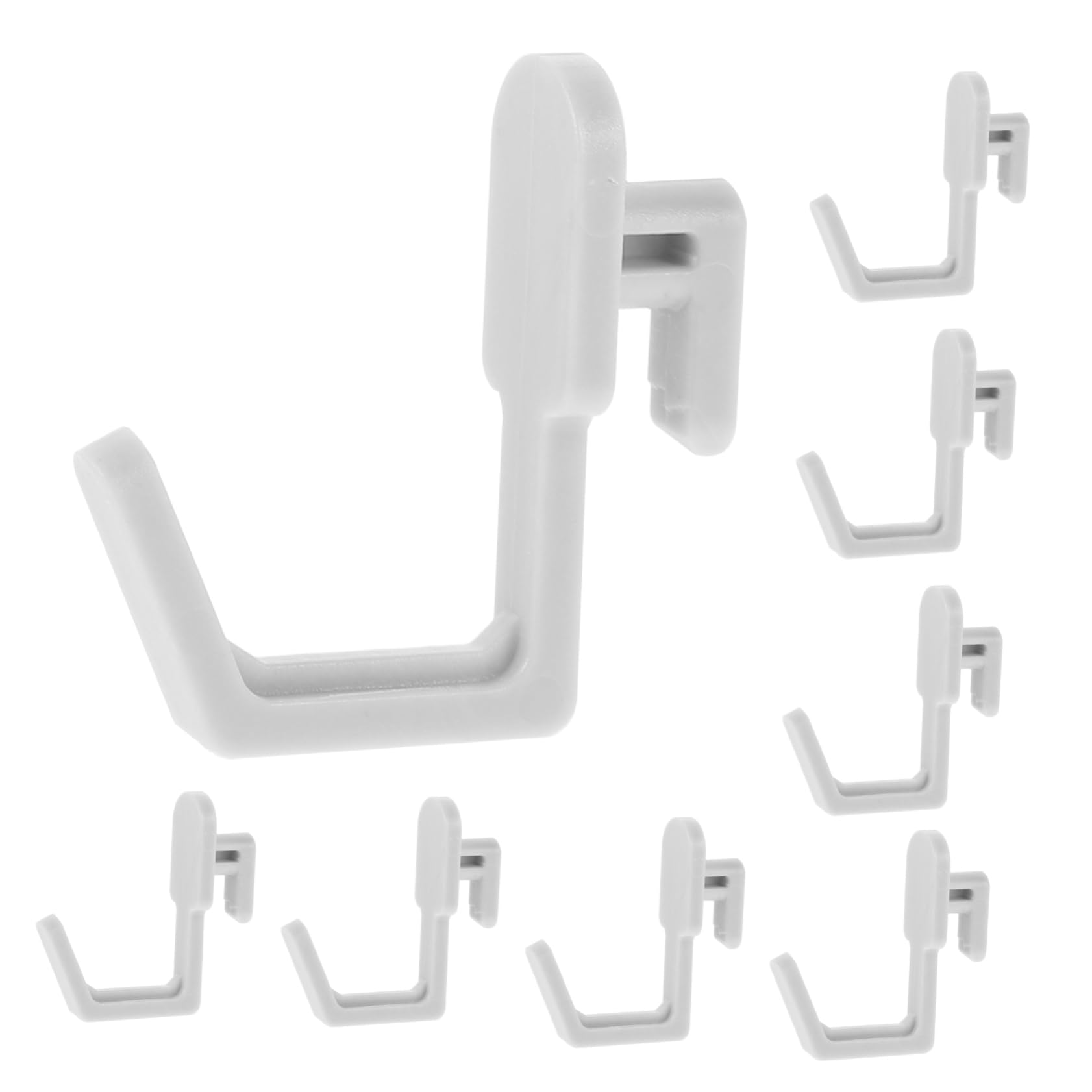 DINHEAROM 20pcs Pegboard Hooks Garage Organizers Tool Storage Hooks Utility Hooks Sturdy Easy to Install