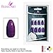 False Nails Bling Art Almond Fake Stiletto Gel Purple Glitter 24 Long Tips Glue