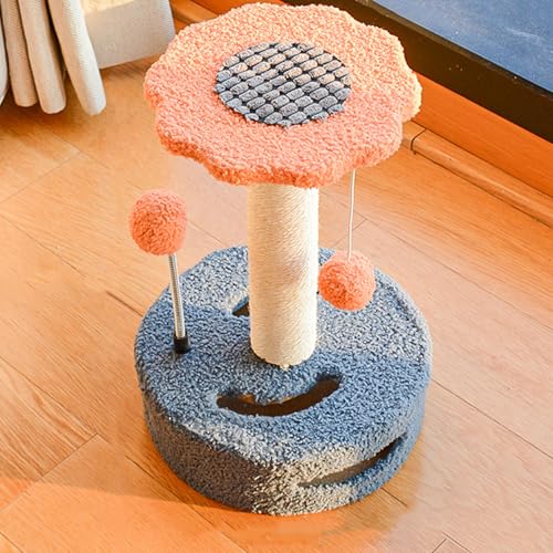 猫用爪とぎ 猫爪研ぎ ストレス解消 家具破壊防止 カラー2 運動不足改善 通気 耐久 猫おもちゃ スリム コーナー キャットタワー 26*35 可愛い おしゃれ 展望台