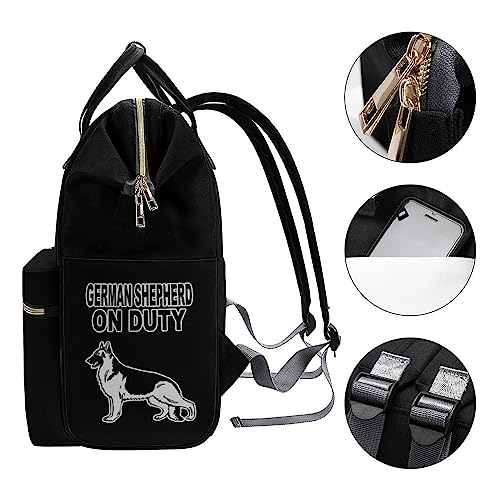 German-Shepherd-Duty-Diaper-Bag-Portable-Backpack-Mommy-Bag-Travel-Shoulder-Daypack-for-Outdoor-Working-Beach