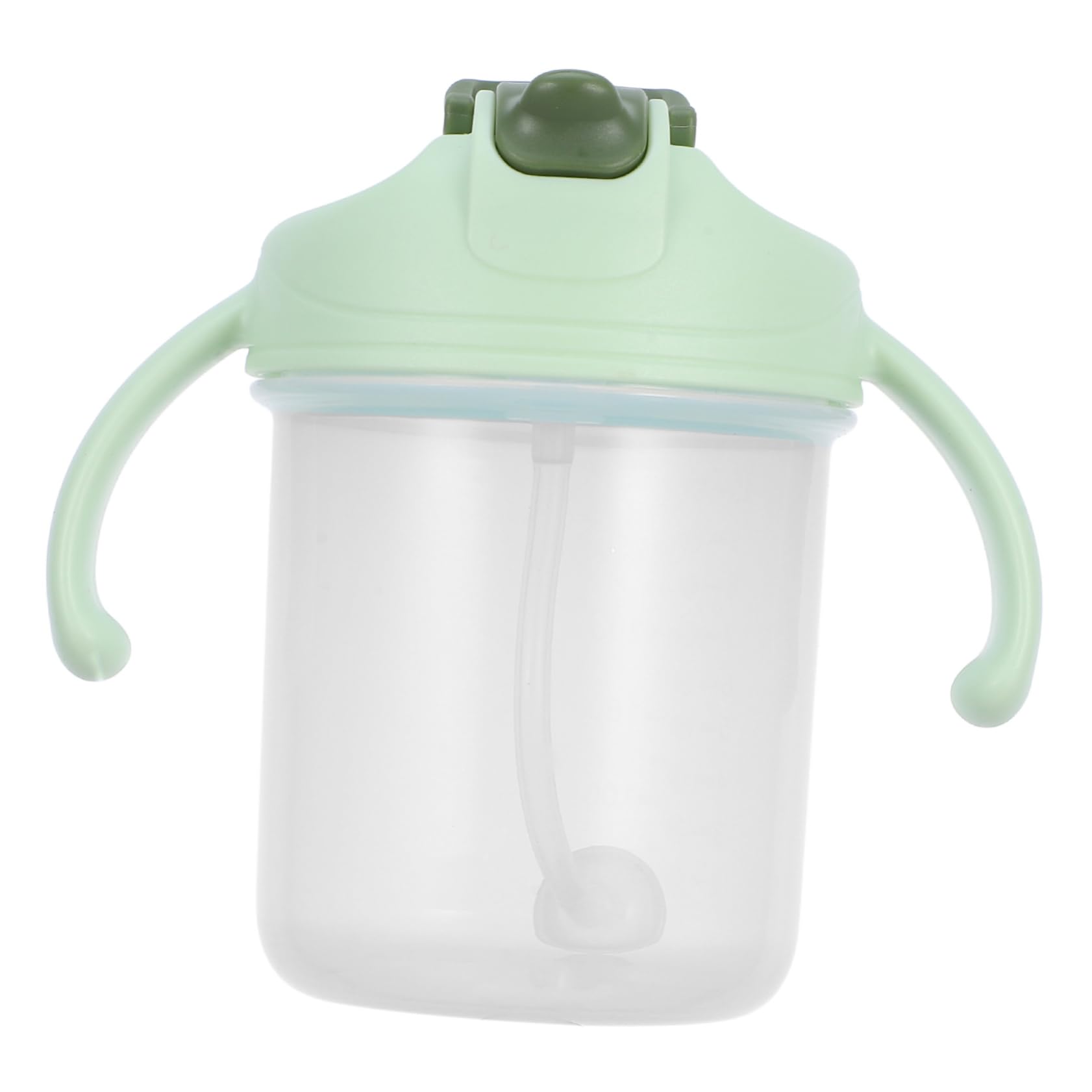 VALICLUD 4 Piezas Vaso De Anti-asfixia Minusválido Taza De Cuidado De Ancianos Taza De Atención Al Paciente Handicap Vaso Con Pajita Marrón Para Adulto Páginas Green