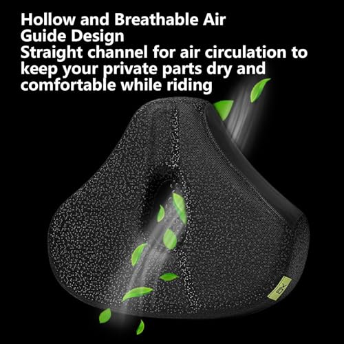 Almofada para assento de bicicleta,Assento de bicicleta antiderrapante acolchoado com absorção de ch