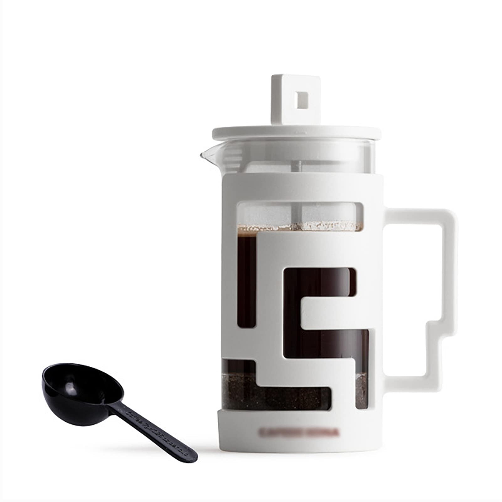 Prensa De Café De Vidrio, Mini Cafetera De Prensa Francesa De 350 Ml con Filtro De Acero Inoxidable Reutilizable, Filtra Eficazmente Los Posos De Café, para Regalos De Viaje De Camping