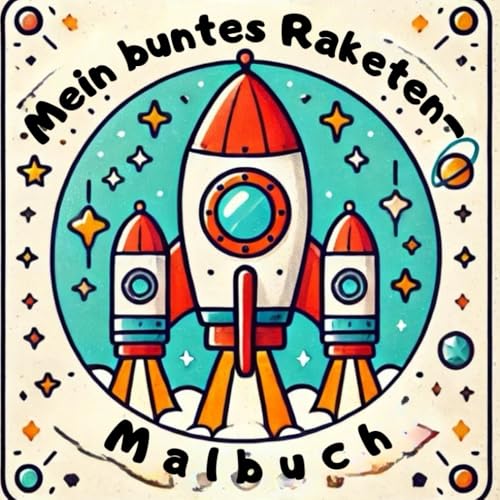 Mein buntes Raketen-Malbuch: Raumfahrzeuge zum Ausmalen