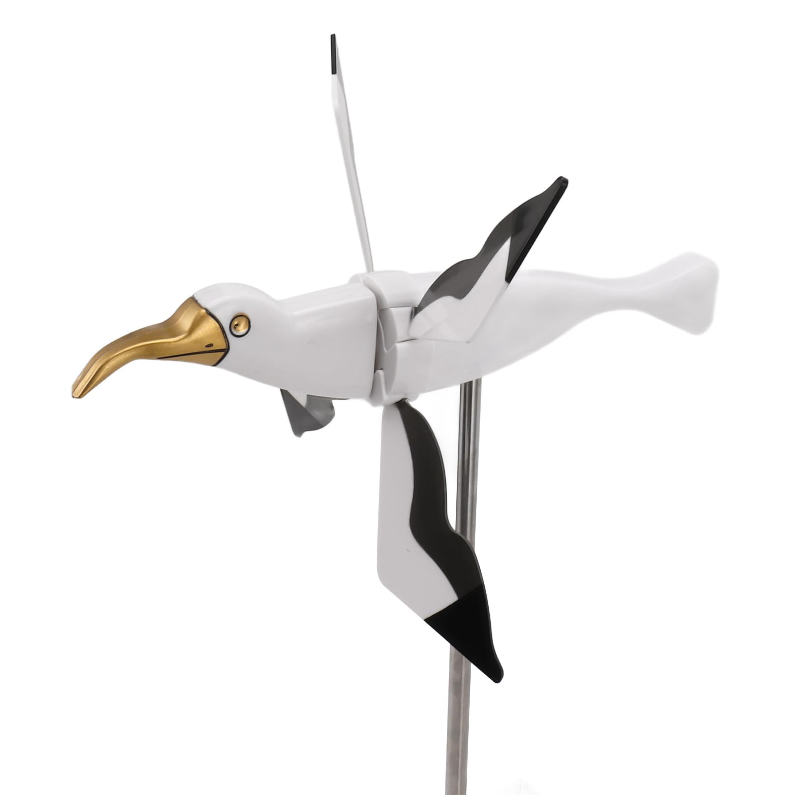 Juroupi #411 Flying Seagul Windmill Garden Spinner Lawn Ornament Wind Mill Whirligig Asuka Series Windmill For Outdoor Yard Decorations