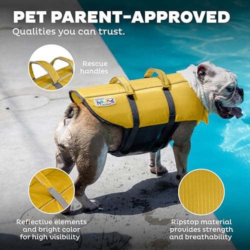 image for Outward Hound Granby Splash Dog Life Jacket, High-Buoyancy Dog Life Ve