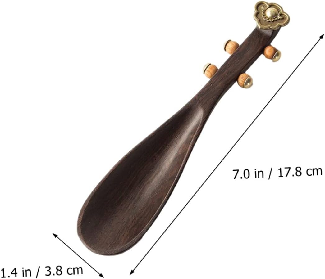 Mikinona Traditional Pipa Shape Tea Scoop Tea Making Tool for Home Office Material