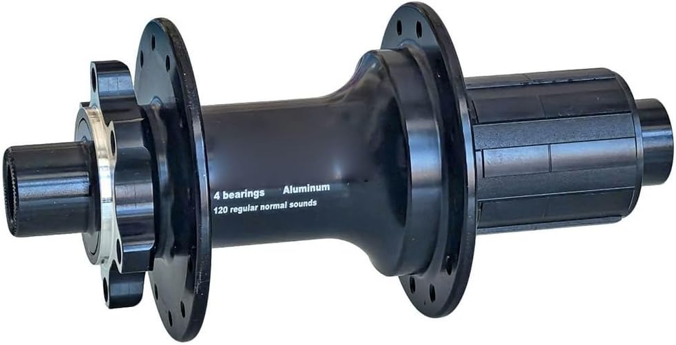 Front Rear Bike Hub 24 Spoke 12mm Thru Axle 100x12 142x12 for 11/12 Speed Cassette 6 Bolt Disc Compatible Lightweight Aluminum Build