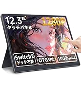 Amazon.co.jp: HAILESI モバイルモニター 12.3インチ 2.4K 2400x1600
