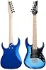 Maxword DE-150BL-ST Maple Keyboard HH Magnetic High Quality Electric Guitar Set