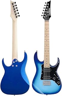 Maxword DE-150BL-ST Maple Klavye HH Manyetik Yüksek Kaliteli Elektro Gitar Seti
