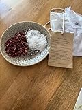 HANDGEMACHTER BADETEE – KRÄUTER &AMP; EDELSTEINE – ENTSPANNENDES BADEZUSATZ-RITUAL (SELBSTLIEBE)