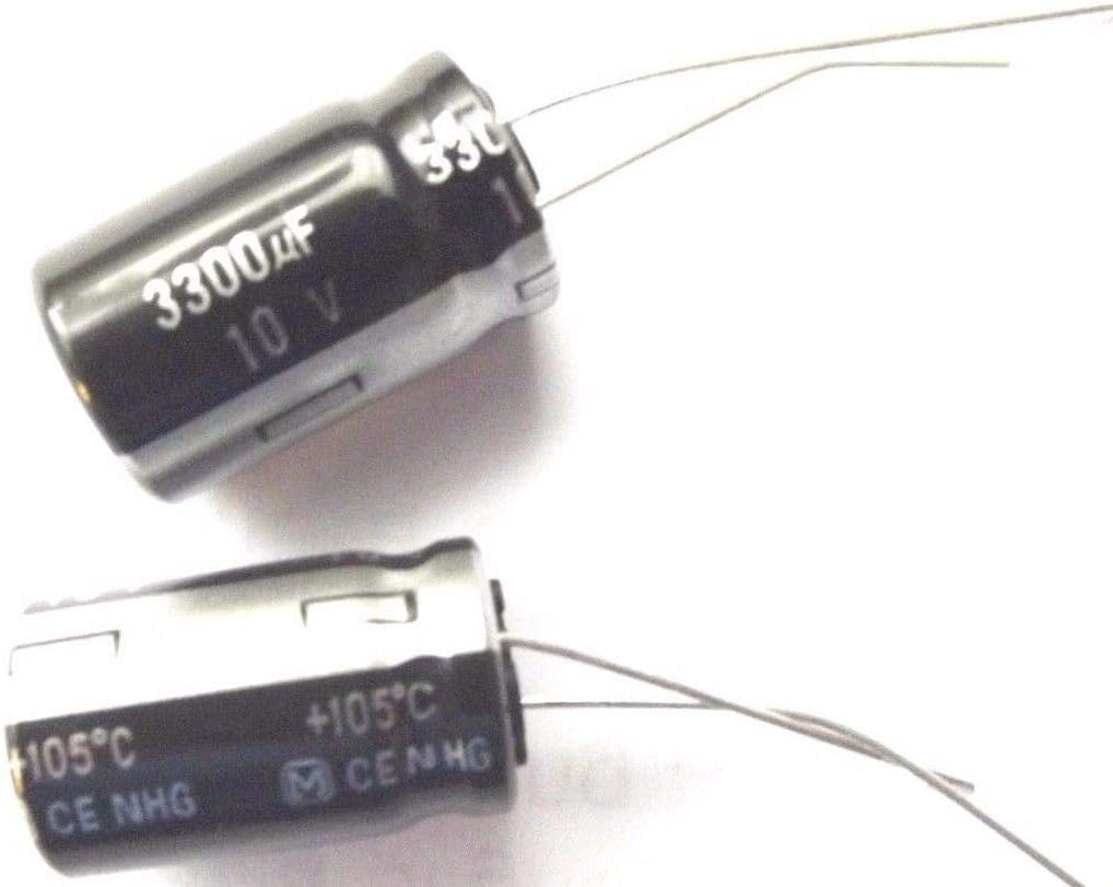 3300uf 10v 105c Capacitor Radial Panasonic ECA1AHG332 Pack of 2pcs