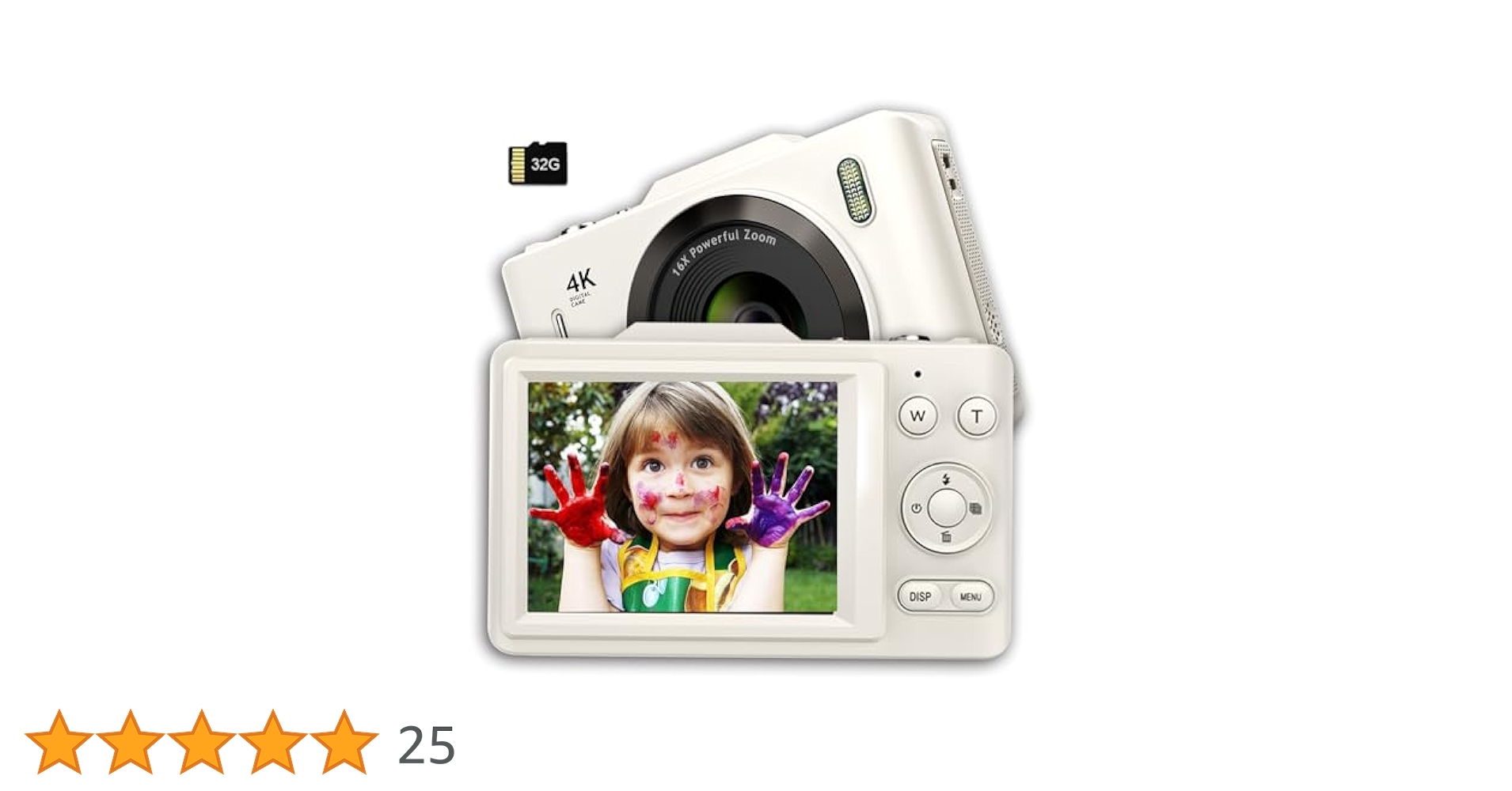Amazon | デジタルカメラ 4K対応小型 30FPS、6800万画素の