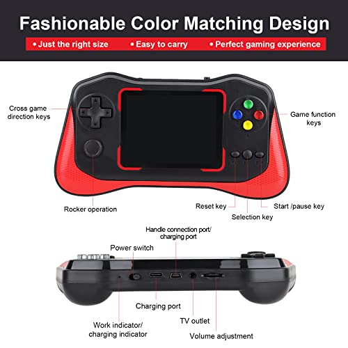 Retro Handheld Game Console - 3.5'' Lcd Screen Preloaded 500 Classic Video Games With Rechargeable Battery, Support 2 Players And Tv Connection Ideal Gift For Kids Aldults (Black)…… #TOP5