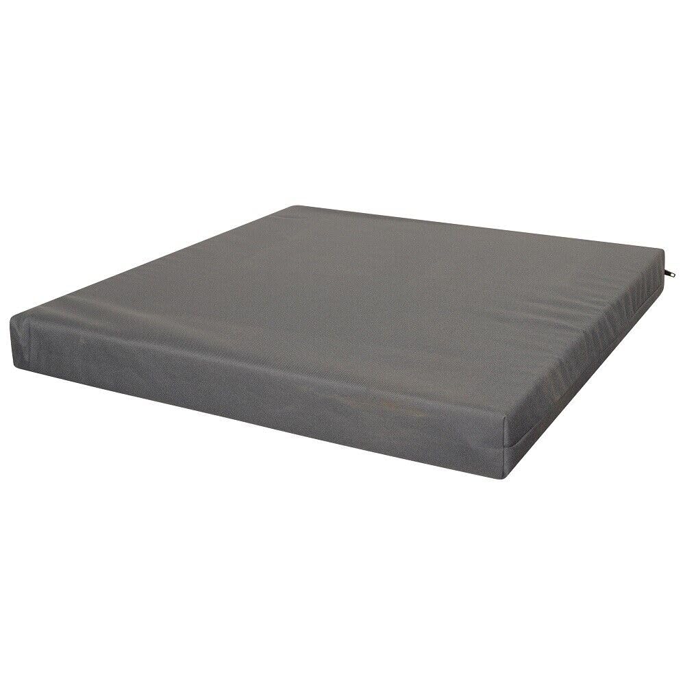 zumzams Waterproof Indoor Outdoor Chair Foam Seat Pads Seat Cushions for Rattan Chair,Your Office,Garden,and Chair Cushionswith Removable Zipper Cover 4cm Thickness (Charcoal, 51 x 51 cm / 20" x 20")
