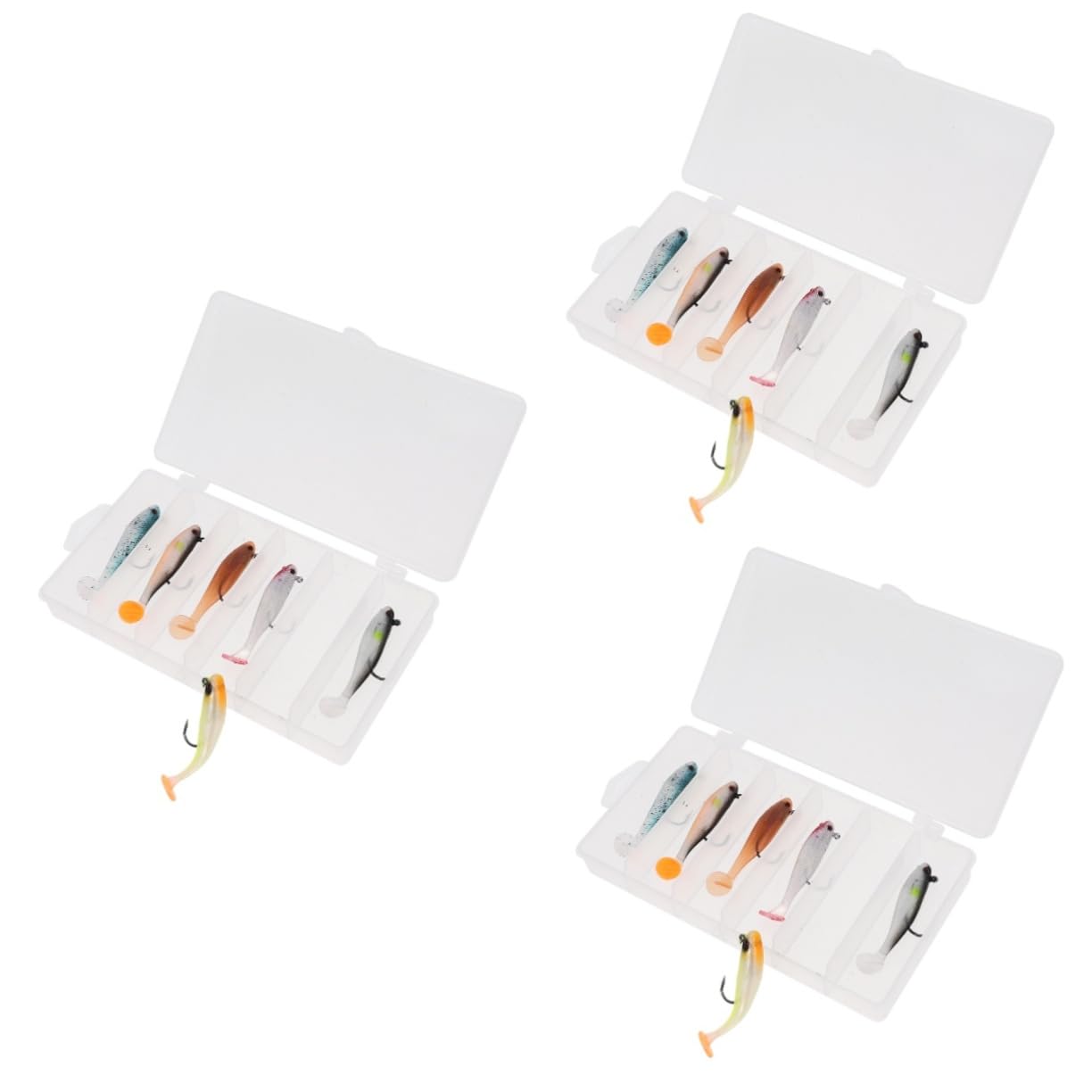 INOOMP Appât pour Bar Sel Fournitures De Pêche Chasseur Truite Artificiel Petit Gabarits De Pêche Faux Appâts pour Poissons Acier Inoxydable