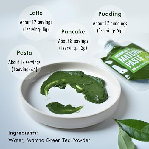 Pasta pura de matcha japonesa 100g miniatura 6