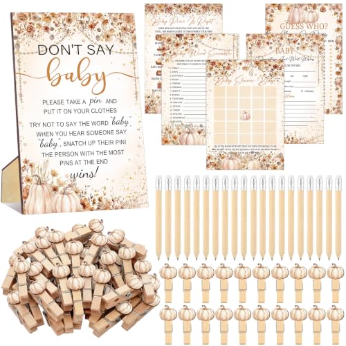 Image of Patelai 321 Pcs Falling in Love with Baby Shower Game Decoration 5 Set Game