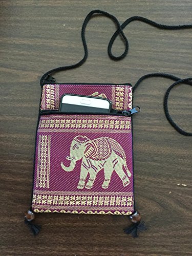 BTP Hmong Bag Hill Tribal Elephant Mini Crossbody Single Shoulder Bag Cellphone Case Passport Holder Travel Pouch4