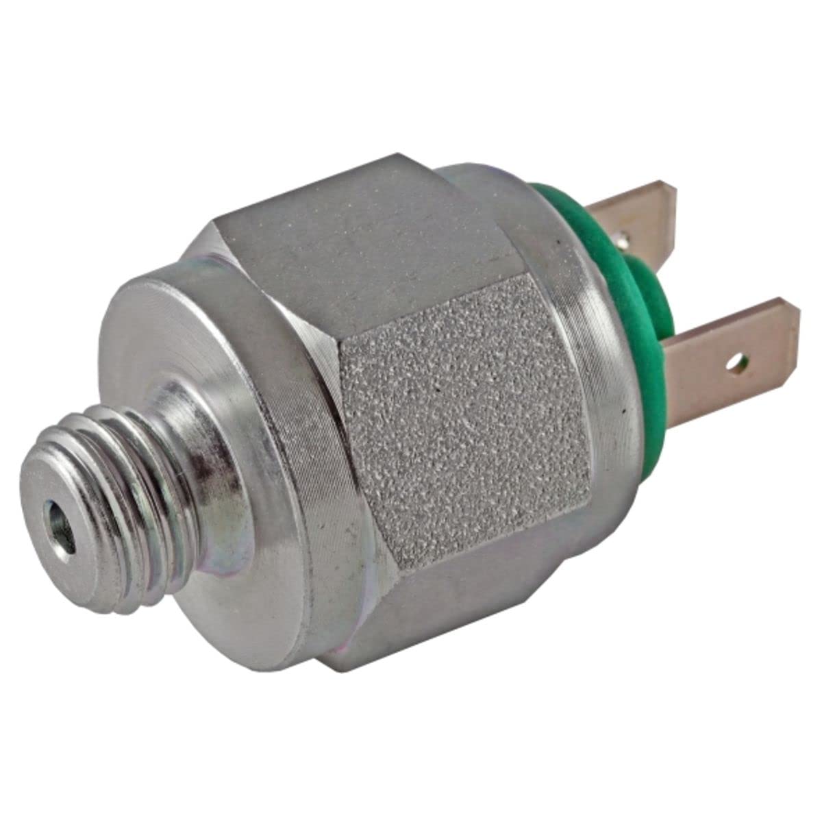 HELLA 6ZF 358 169-041 Pressure Switch, brake hydraulics - 2-pin connector - Normally Closed Contact - Colour: green