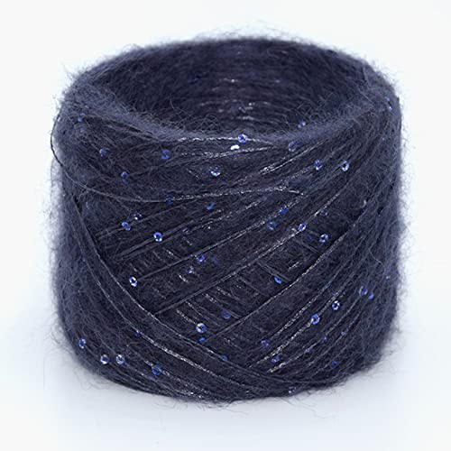 300G /Lot Sequins Thread Wool Blend Silk Yarn For Knitting Crocheting Hand Knitting & Crochet Infant Sequin Line #TOP26