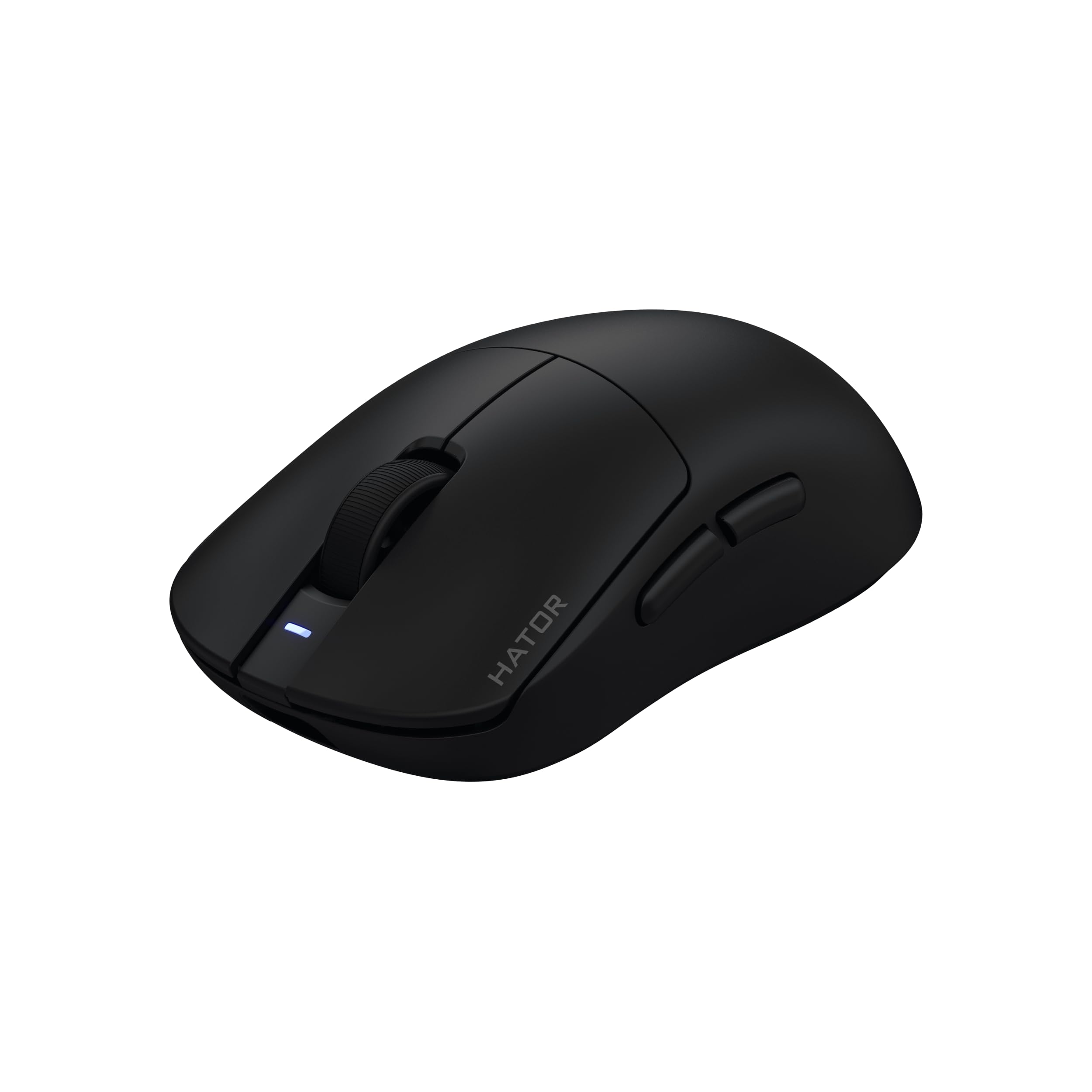 HATOR Quasar 3S ULTIMA 8K Wireless Ratón Gaming inalámbrico 46g ultraligero, compacto, PixArt PAW3950, 30000 DPI, Optical Switches 100M, 8000Hz, 2.4GHz/Bluetooth 5.4/USB-C, PTFE Skates, PC/Mac (Negro)