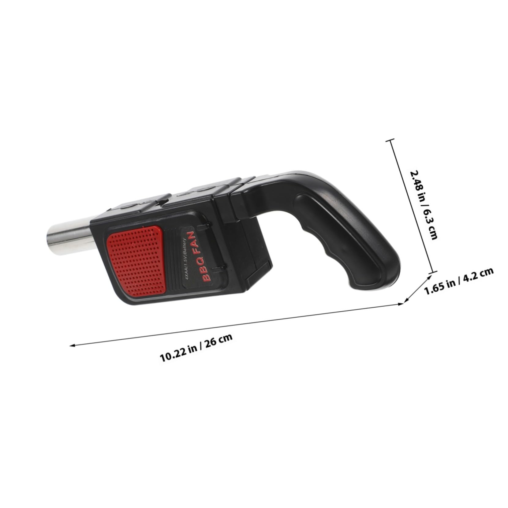 SHINEOFI 2 pezzi Soffiatore Elettrico Portatile per Barbecue Strumento Soffietto Maneggevole per Accensione con Batteria Aa per Campeggio e Grigliate Outdoor