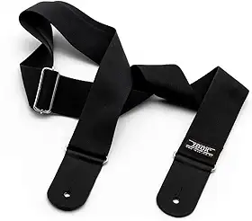 Correias em Algodão P/INSTR.CORDAS C/PONTEIRAS COURO DUPLO- LINHA COMFORT