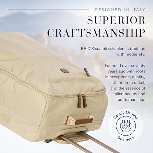 Bric's X-Bag Large Spinner with Frame - 27 Inch - Suitcases with Wheels - Checked Luggage - Sahara4