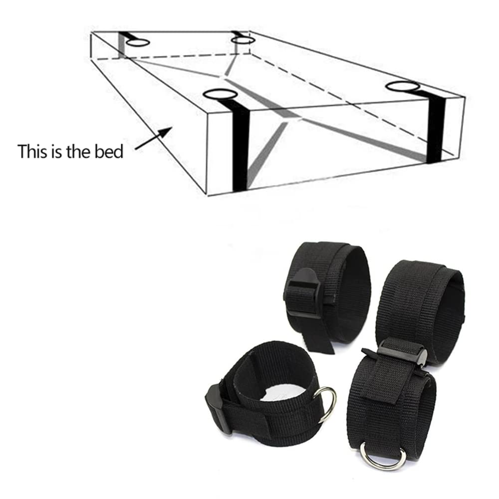 Kit biancheria da letto in nylon Strisce morbide e confortevoli per polsini alla caviglia