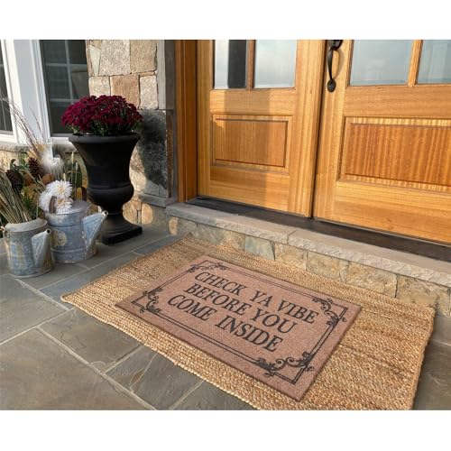 Tapis de porte d'entrée résistant aux intempéries pour sol propre