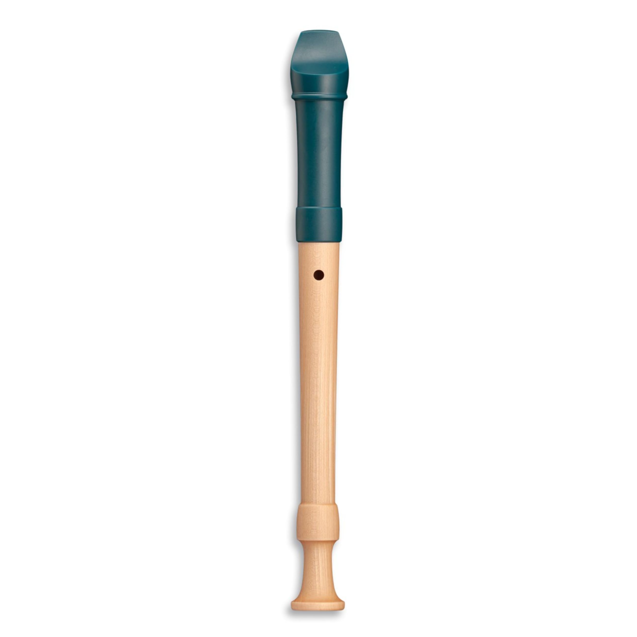 Mollenhauer 17313 Fipple Sopranblockflöte, Dege, seeblau, deutsch Einf. - Flauto dolce soprano (moderno)