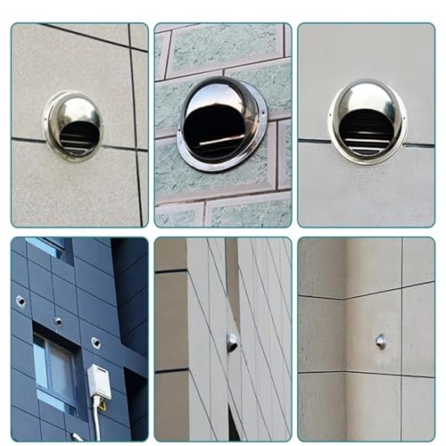 Grilles ventilation étanches 100mm pour stopper l'humidité du mur - 5