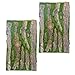 Zerodeko 2pcs Artificial Fake Bark Amphibian Bark Backdrop Reptichip Reptile Tank Backgrounds Lizards Reptile Decor Terrarium Tortoise Tank Decorative Board Crawl Ceramic Tile Sponge 3D