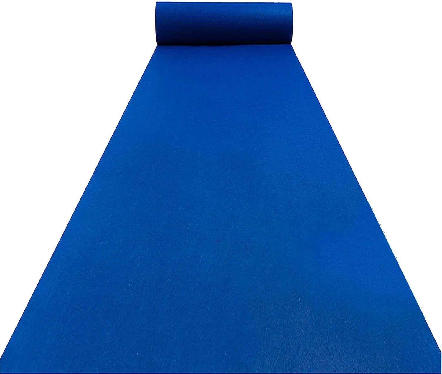 Generic Aisle Runners for Weddings Ceremony Blue Carpet Runner for Party Prom Walkway Rug Runway Decorations Outdoor Weddings Halloween Aisle Decor, 100×500cm, White