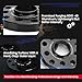 KSP 5X120mm Wheel Spacers,12.7mm Hubcentric Forged Tuning Spacer for E36 E46 E90 E92 E60,2pc 1/2