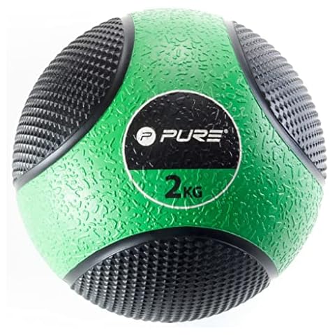 Pure2Improve Medicine Ball - Green/Black, 2 kg Cover