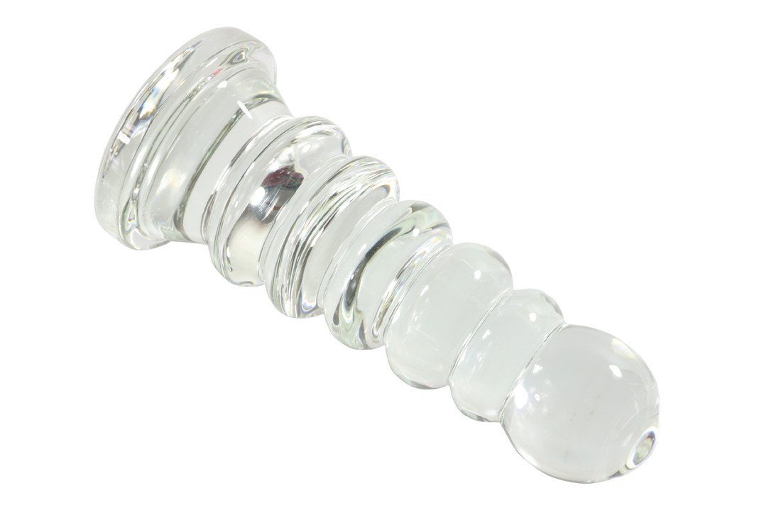 Anal plug de cristal grande OnundOn Glasdildo Anal Bolas Anal Dildos Butt Plug Grande Ø 8cm Anal Plugs Bolas Anales Juguetes para Parejas
