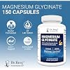 Dr. Berg Magnesium Glycinate 150ct 4-in-1 Chelated for Muscle, Nerve, Sleep & Stress Support* w/ D3, B6 & Zinc 4X Lab-Tested No Fillers Formulated in USA, GMP-Certified