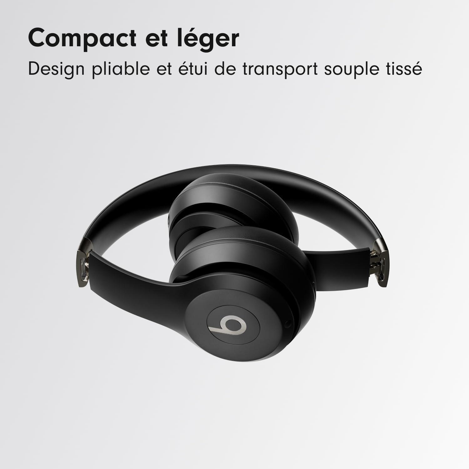 Beats Solo 4 – Casque Supra-auriculaire sans Fil Bluetooth, Apple et Android Compatible, 50 Heures d’autonomie – Noir Mat