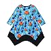 BIBOKAOKE Baby Kleid Mädchen Langarm Kleid Halloween Kürbis Cartoon Druck Süßes Prinzessinkleid Ausgestellte Ärmel Kleid Festliches Kleid Soft Casual Druckkleid Alter 1-5 Jahre